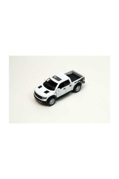Kinsmart Çek Bırak 2013 Ford F-150 SVT Raptor SuperCrew (Beyaz)