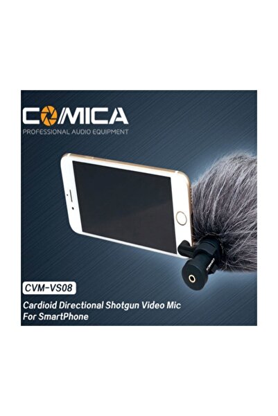 Comica CVM-VS08 Microfon de înregistrare cu pene anti-vânt