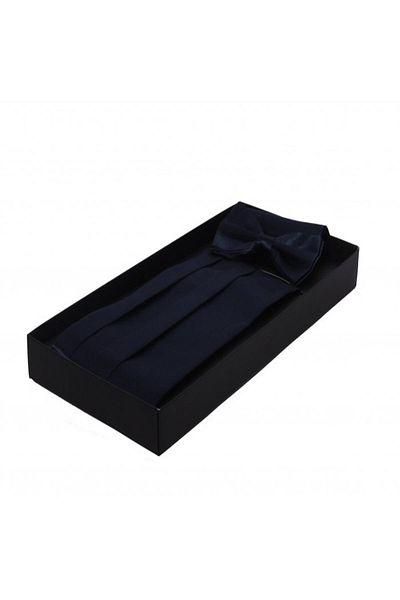 Brianze Men's Navy Blue Tuxedo Belt 444GKC047