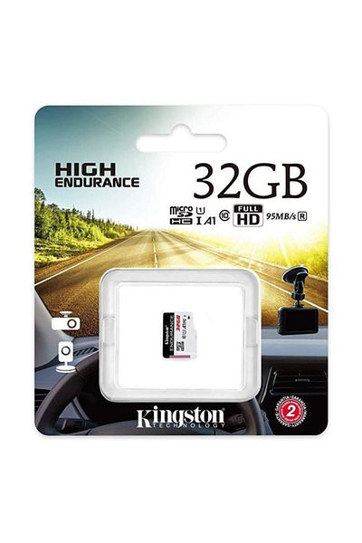 Kingston Sdce-32gb 32gb Microsdhc Endurance 95r-30w C10 A1 Uhs-i بطاقة الذاكرة فقط