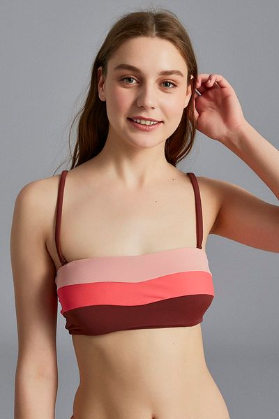 Penti Ριγέ Marissa Bandeau Bikini Top