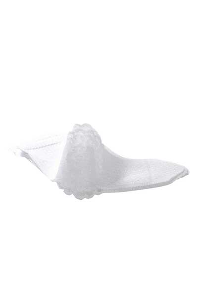 English Home Odri Πλεκτό Σετ 6 Δαχτυλιδιών για Χαρτοπετσέτες 21x21 εκ. Λευκό