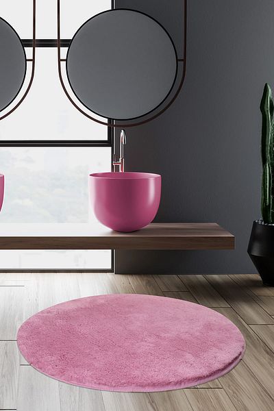 Chilai Home Havaı Çap Lıla 90x90 cm Χαλί Μπάνιου Ακρυλικό