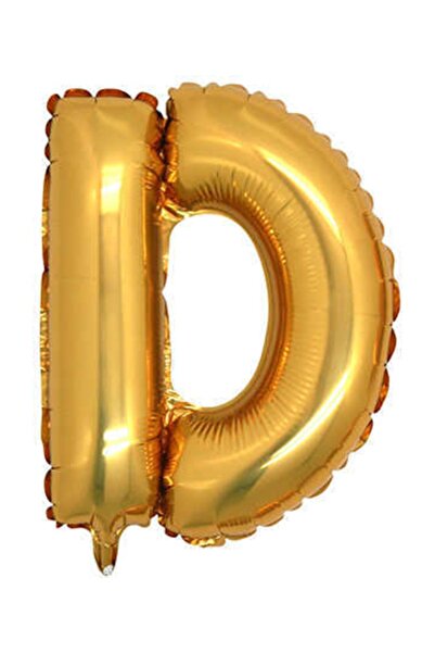 kidspartim بالون رقائق ذهبية على شكل حرف D مقاس 40 بوصة 100 سم