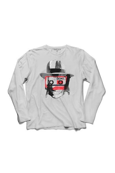 Kendim Seçtim Tricou cu mânecă lungă Demo Cassette Skull Skull Castle