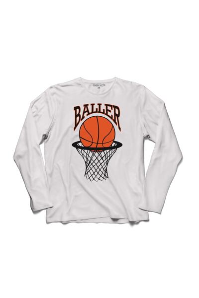 Kendim Seçtim Tricou cu mânecă lungă Baller Basketball Basketball Nba Basketball