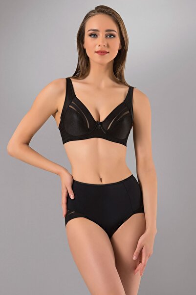 OBJE Kadın Lisca Modeli Siyah Sütyen Takımı