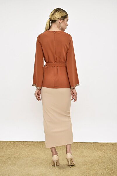 Bym Fashion Women's Cream Skirt 1074