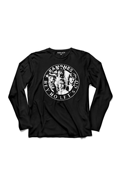 Kendim Seçtim Muzička Ramones Punk Rock Hey Ho Lets Go majica dugih rukava