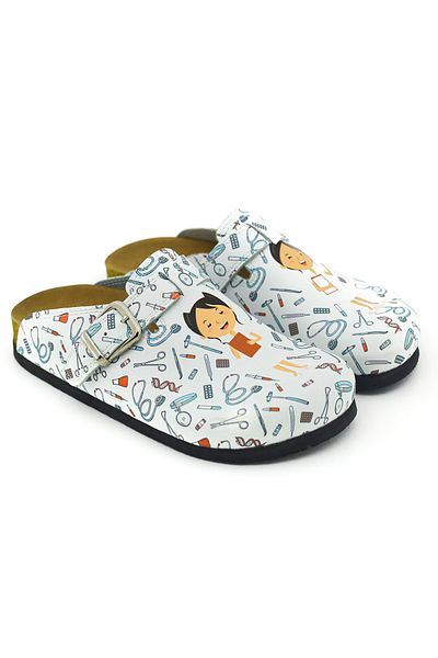 TERLİKSABO White Women's Slippers SABOTERLIK166