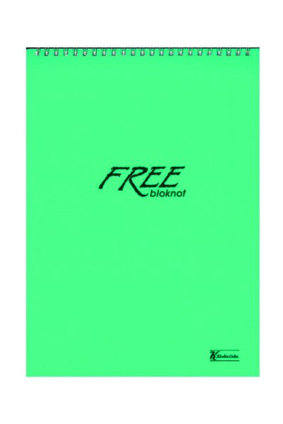 KESKİN COLOR A4 100 Sheets Memo Pad Spiral Free Office Plain Unlined145000-99