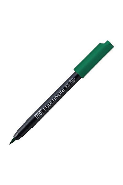 Zig Fudebiyori Brush Pen Brush Tip Pen 400 MARINE GREEN