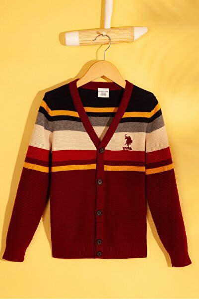 U.S. Polo Assn. Mornarsko plavi kardigan za dečake