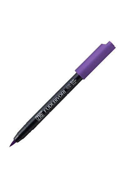 Zig Fudebiyori Brush Pen Brush Tip Pen 80 VIOLET