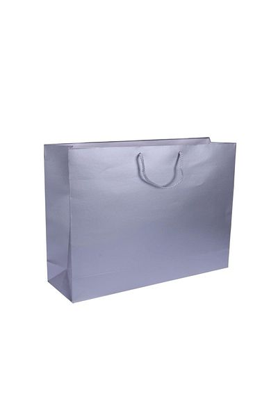 Kikajoy 54x38 см Сребърна картонена торбичка - 10 броя