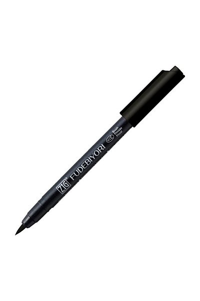 Zig Fude Biyori Brush Pen Brush Tip Pen 10 BLACK