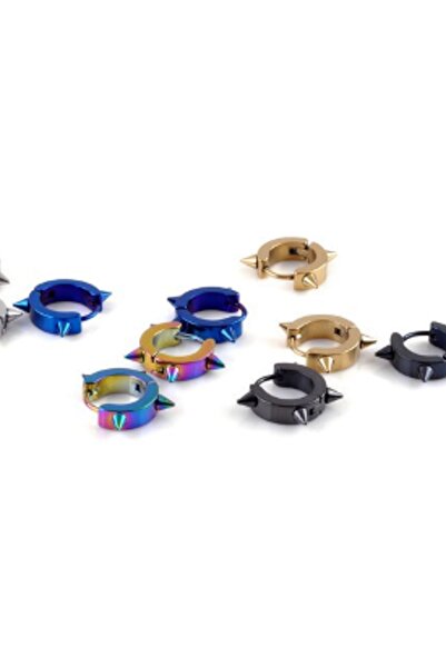 VipBT Punk Halka 316L Paslanmaz Çelik Erkek Küpe TR32249447844G