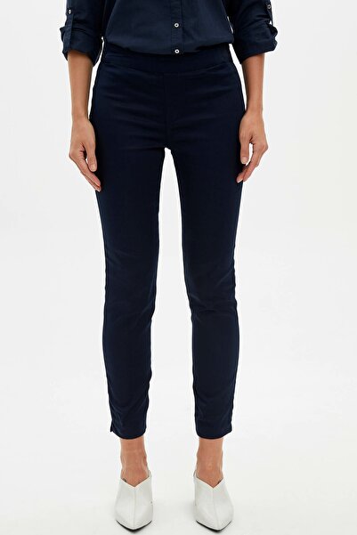 DeFacto Pantaloni de damă Valentina țigaretă bleumarin J8743AZ.19AU.NV82