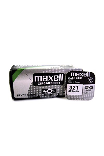 Maxell 321 Sr616sw Hafıza Saat Pili 10 Adet
