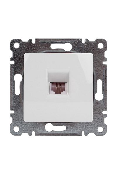 MAKEL LILIUM WHITE NUMERIS PHONE SOCKET MODULE M30001014