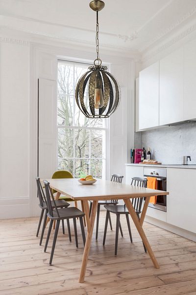 VENON Ocean Single Case Black Yellow Patina Chandelier