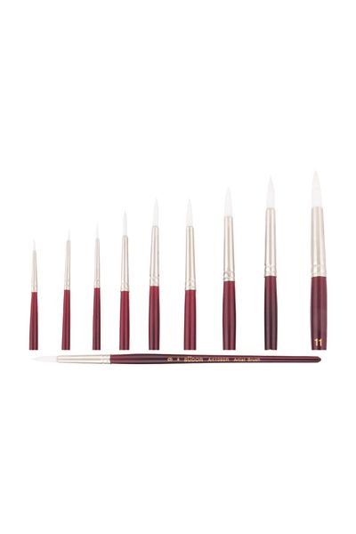 Südor 1092R Series Synthetic White Round Tip Brush No 5/0