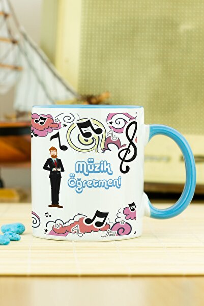 Hediyelen كوب مدرس الموسيقى باللون الأزرق