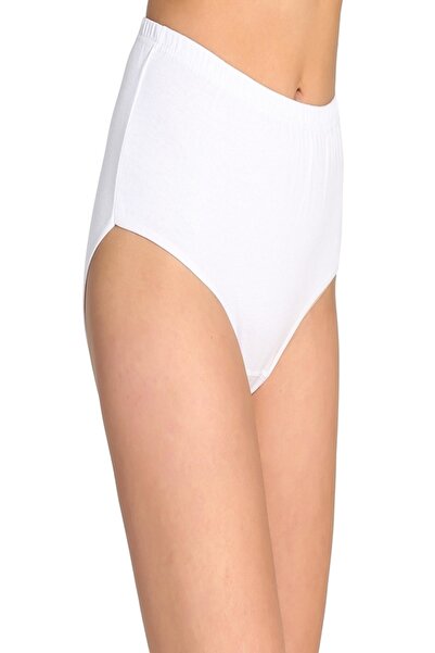 Tutku Γυναικεία Λευκό-Μαύρο-Δέρμα 24 Συσκευασία 100% Βαμβακερό εσώρουχο