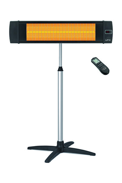 UFO Black Line 2000 Watt Kumandalı Karbon Isıtıcı + Teleskopik Ayak