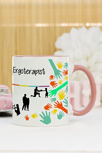 Hediyelen Ergotherapist Mug Cup Pink