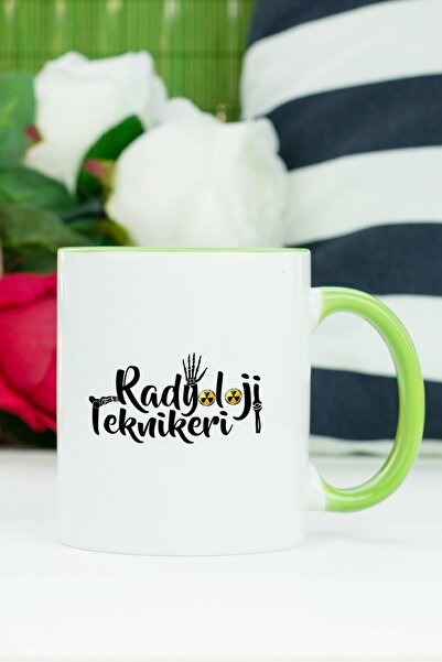 Hediyelen كوب فني للأشعة باللون الأخضر