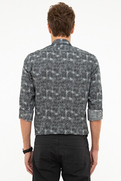 Pierre Cardin Black Slim Fit Shirt