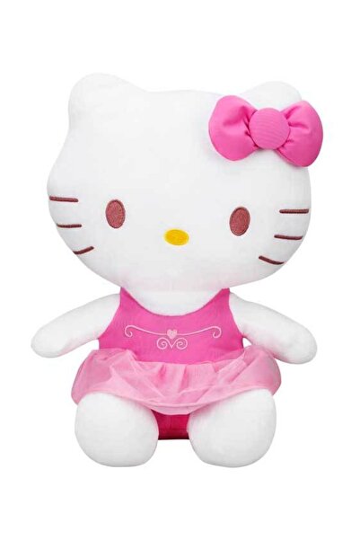 Sunman Hello Kitty Fiyonklu Peluş 36 cm. - Pembe