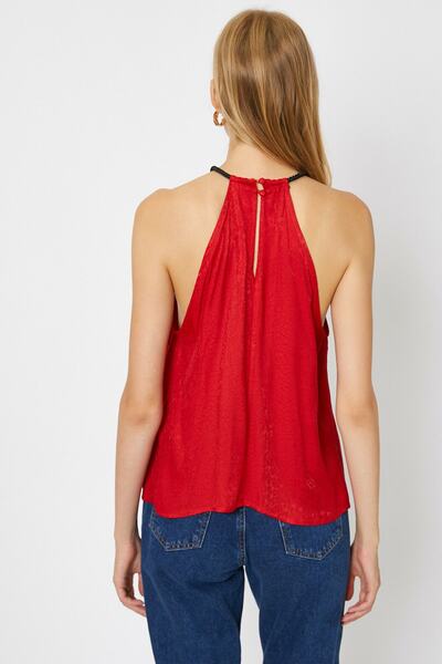 Koton Női piros leopárd mintás alsóing 9YAK32559UW