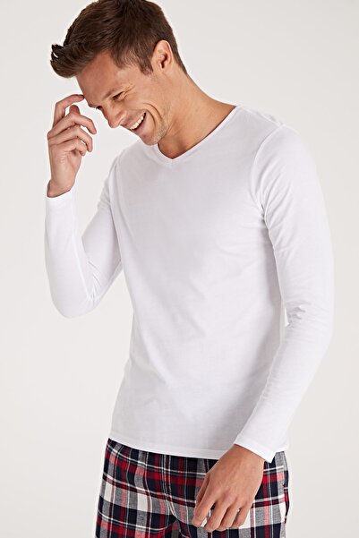 LC Waikiki Erkek Optik Beyaz T-Shirt 9W6299Z8