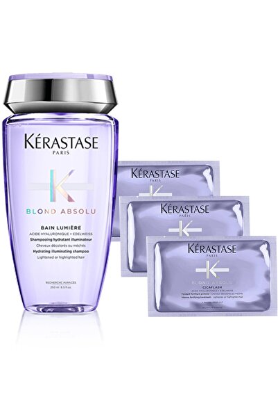 Kerastase Blond Absolu Bain Lumiere Şampuan 250 ml + Blond Absolu Maske 3 x 1...