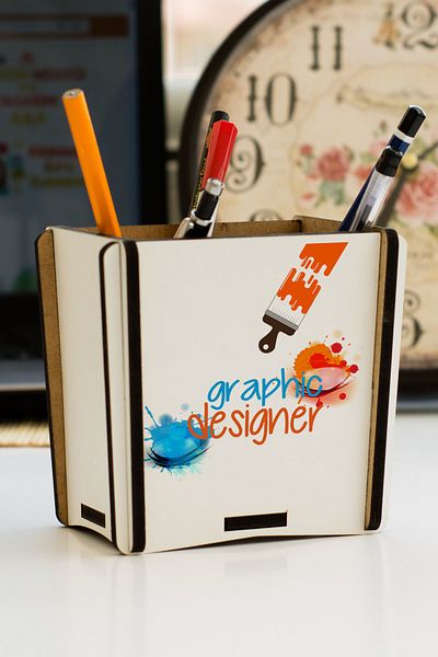 Hediyelen Graphic Designer Pen Holder