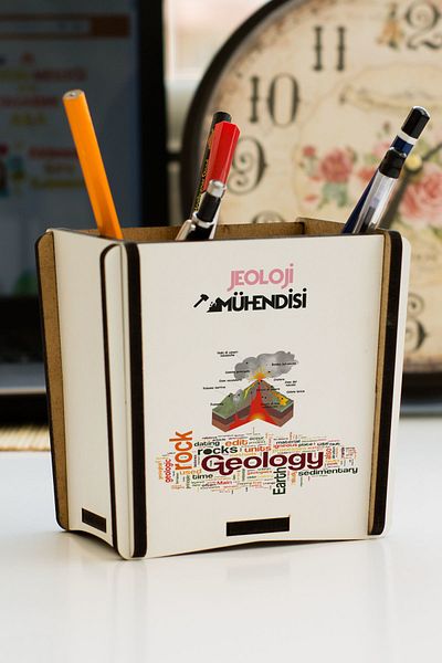 Hediyelen Geological Engineer Pen Holder