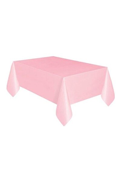 Parti dolabı Açık-Şeker Pembe Kullan At Plastik Masa Örtüsü, 120x180 cm Naylon