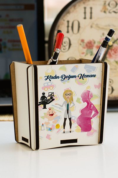 Hediyelen Women's Obstetrics Pen Holder