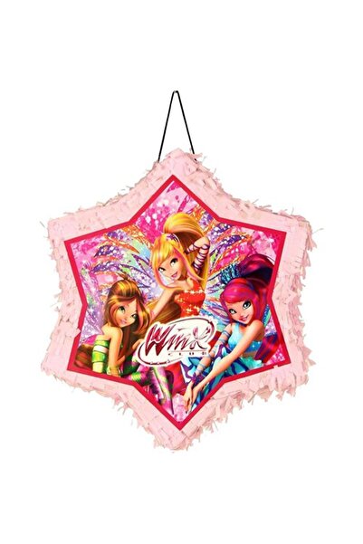 Parti dolabı Pembe Winx Pinyata Sopa Bedava Kız Pinata, Prensesler, Winks