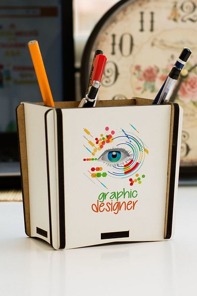 Hediyelen Graphic Designer Pen Holder