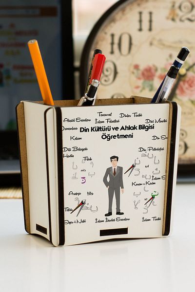 Hediyelen Religious Culture And Moral Teacher Pen Holder
