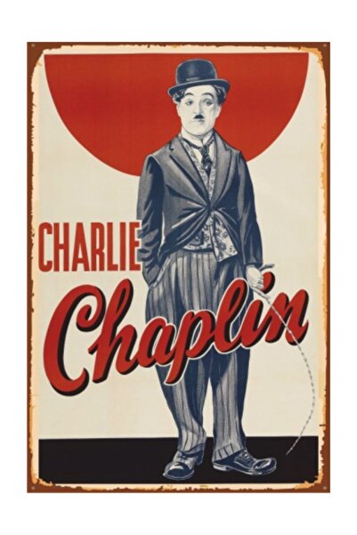 Hayat Poster Charlie Chaplin Vintage ρετρό ξύλινη αφίσα