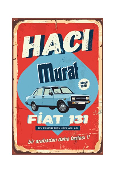 Hayat Poster Hacı Murat 131 - Ξύλινη αφίσα, Classic Car Retro Vintage Design ...