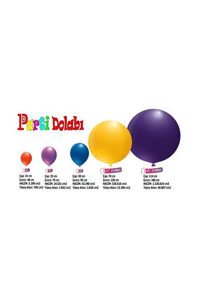 Parti dolabı 1 Piece 45 inch 114 cm White Jumbo Big Balloon Descended