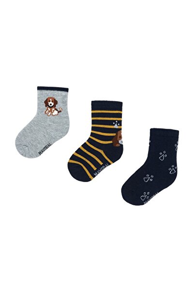 MAYORAL مجموعة جوارب شتوية للأطفال الرضع مكونة من 3 قطع