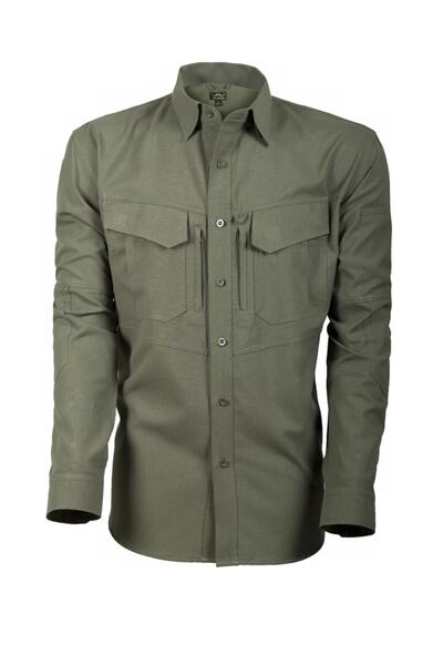 VAV WEAR Taktikal Gömlek Uzun Kollu Haki (vav Tactec-01)