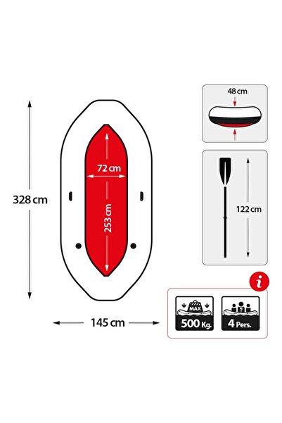 Intex İntex Mariner 4 Şişme Bot Set 328*145*48Cm