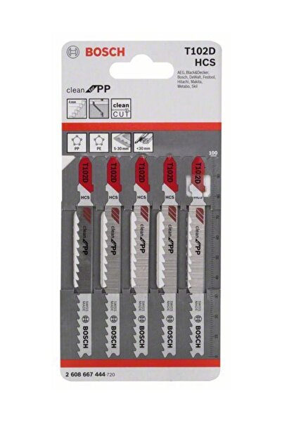 Bosch T 102 D Clean For Pp 5'Li Dekupaj Testeresi Bıçağı